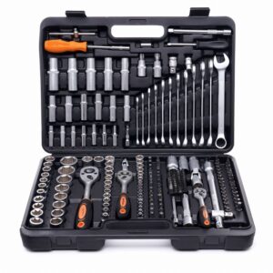 Set Alata s Nasadnim Ključevima, 219 dijelova KD10470 1/4", 3/8", 1/2" 10-32, kombinirani ključevi 8-19