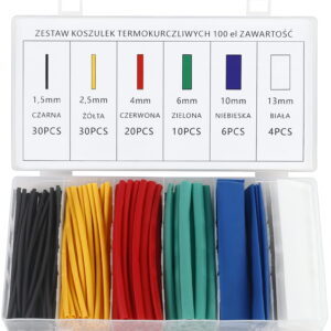 Set Termoskupljajućih Cijevi / Rukavaca od 100 komada KD10918, Bužir, Izolacija