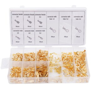 Set automobilskih konektora 450 kom, stopice M+Ž, Okaste KD10493