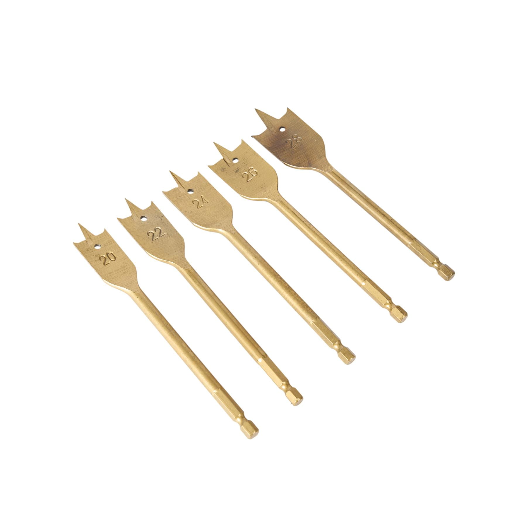 Svrdla set Plosnata za Drvo 16 komada KD10637 6-38 mm - Slika 5