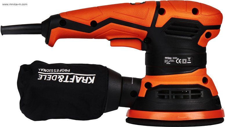 KRAFT&DELE Bruslica Ekscentrična Rotaciona 220V Ø125 mm 1200W KD1695 - Slika 3