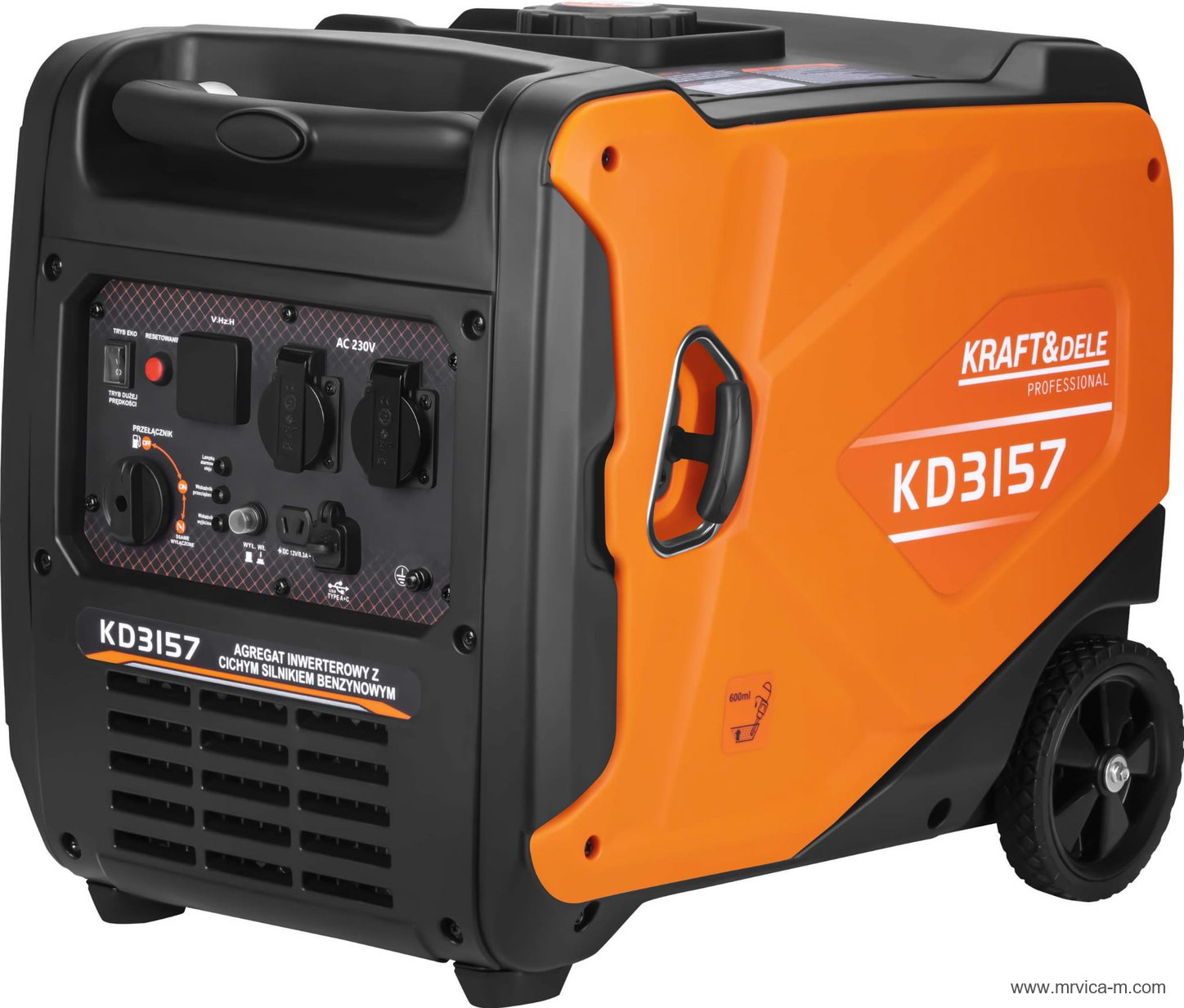 Generator struje mobilni Inverterski veće snage 4.5kW 230V KD3157 4T