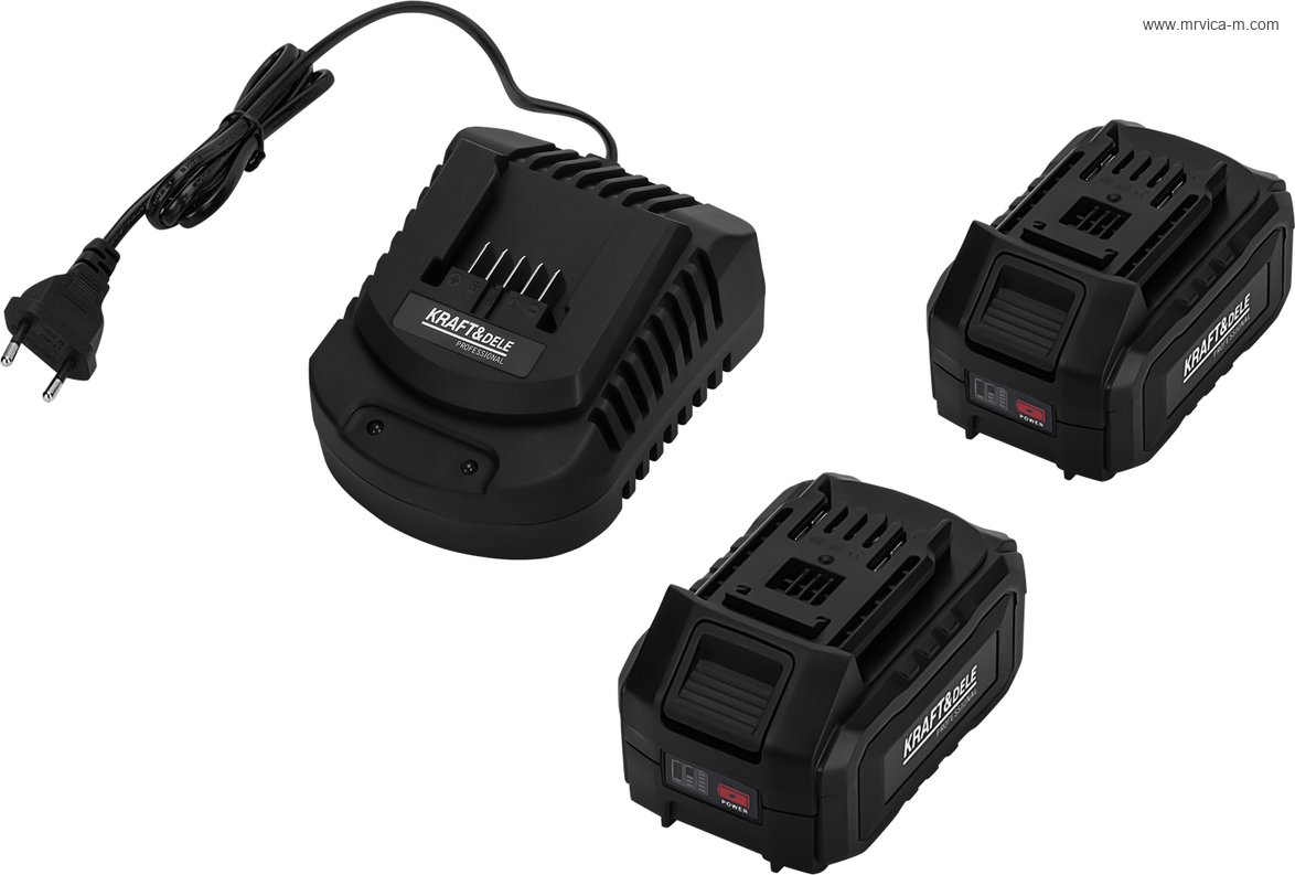KRAFT&DELE Bušiilica aku s čekićem SDS+ 1000W 21V 4,5J 2 baterije 4Ah KD3195 BRUSHLESS - Slika 3
