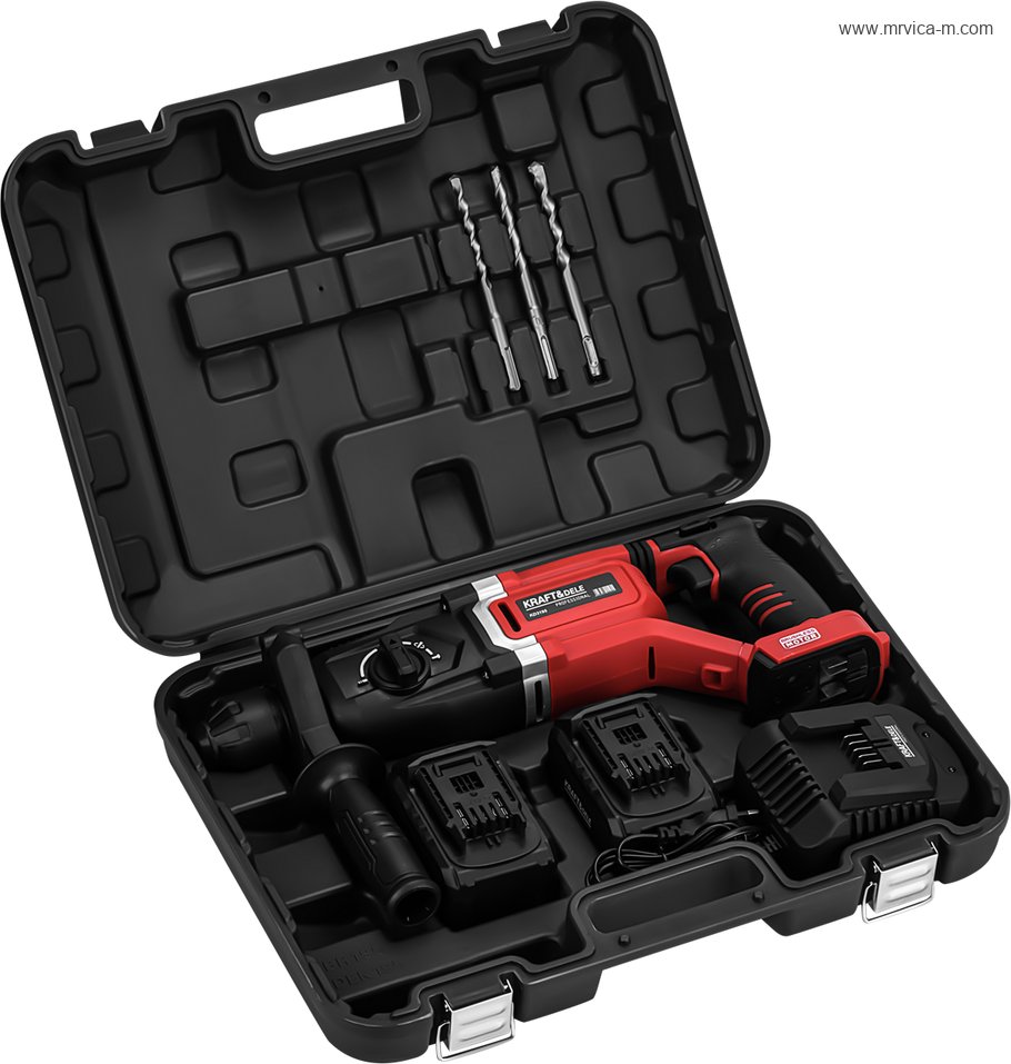 KRAFT&DELE Bušiilica aku s čekićem SDS+ 42V 10J 2 baterije 4Ah KD3192 BRUSHLESS - Slika 8
