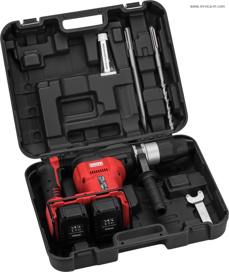 KRAFT&DELE Bušiilica aku s čekićem SDS+ 42V 10J 2 baterije 4Ah KD3192 BRUSHLESS - Slika 3