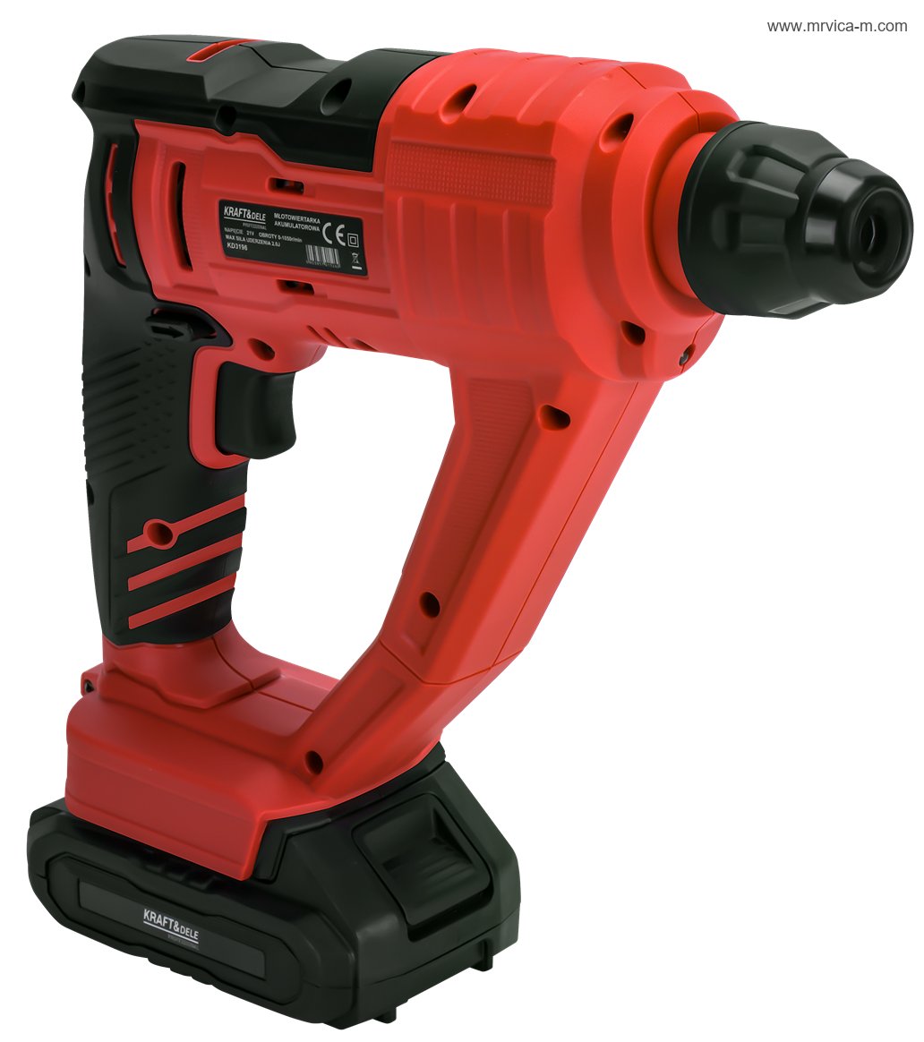 KRAFT&DELE Bušiilica aku vibraciona SDS+ 950W 21V 2J 2 baterije 4Ah KD3196 BRUSHLESS - Slika 6