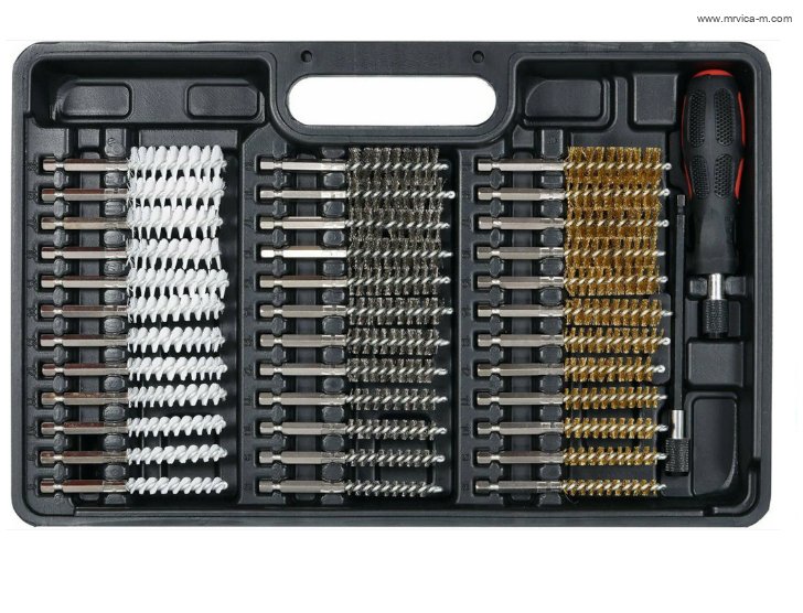 SET ČETKICA ZA ČIŠĆENJE DOSJEDA INJEKTORA 38 ELEMENATA KD10047
