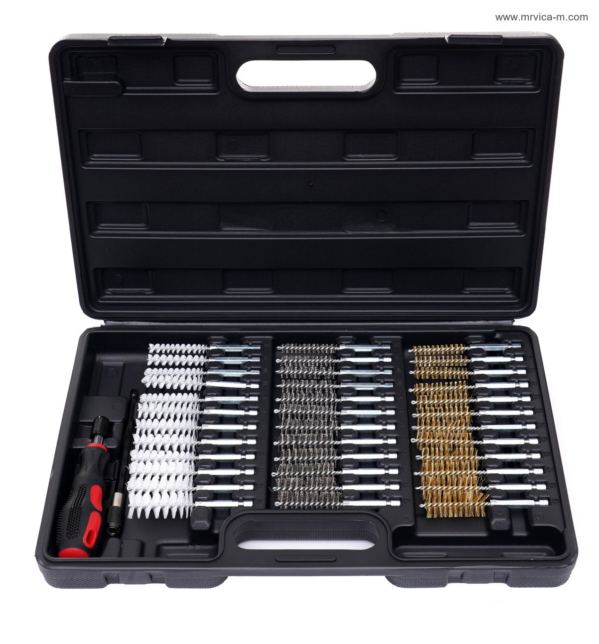 SET ČETKICA ZA ČIŠĆENJE DOSJEDA INJEKTORA 38 ELEMENATA KD10047 - Slika 3
