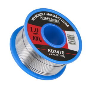 Cin za lemljenje, Tinol žica sa Kalafonijem KD3470 1mm 100g (s fluksom)