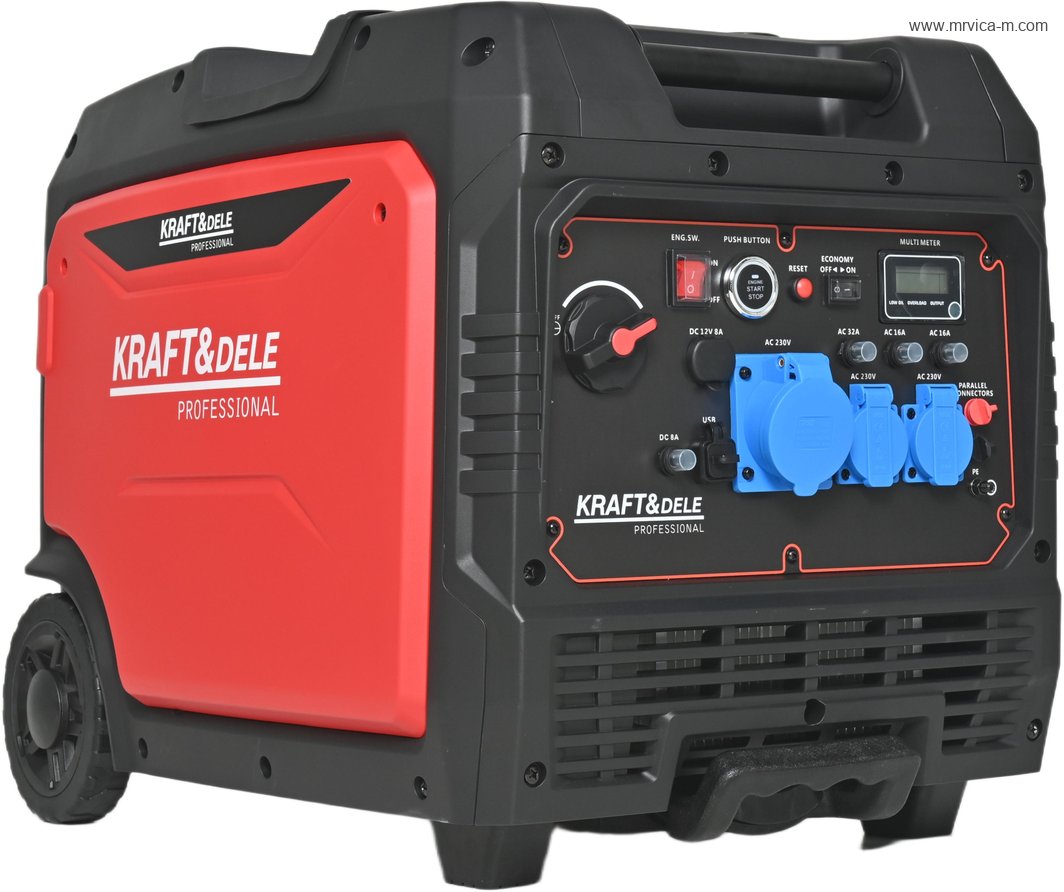 Generator struje mobilni veće snage 6.7kW 12V/230V 32A + USB KD3164 elektropokretač