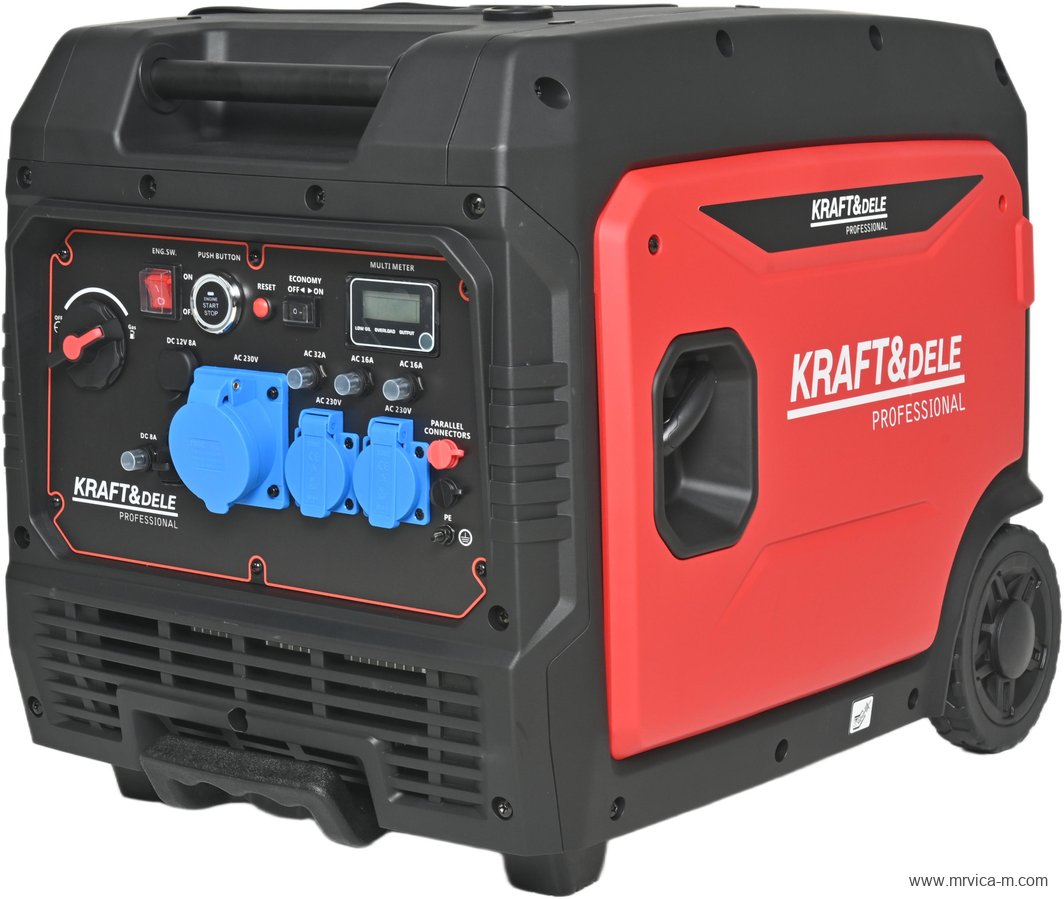 Generator struje mobilni veće snage 6.7kW 12V/230V 32A + USB KD3164 elektropokretač - Slika 6