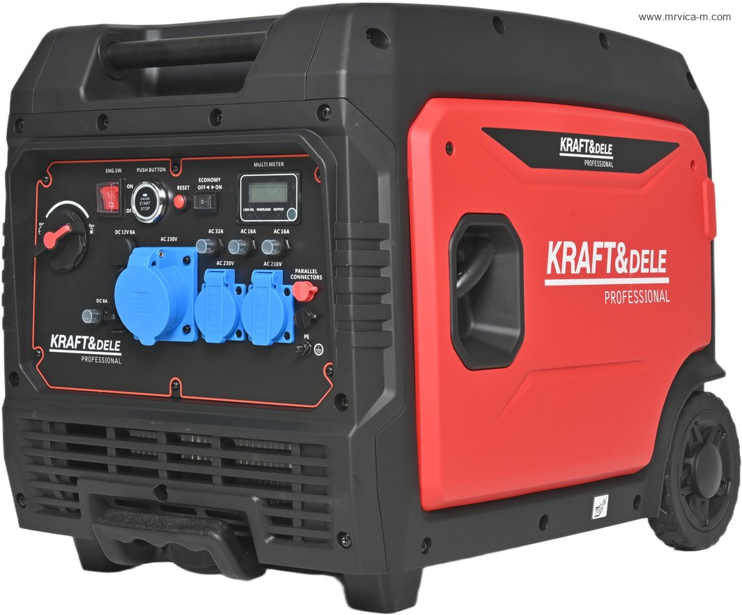 Generator struje mobilni veće snage 6.7kW 12V/230V 32A + USB KD3164 elektropokretač - Slika 7