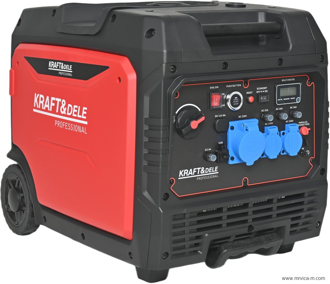 Generator struje mobilni veće snage 6.7kW 12V/230V 32A + USB KD3164 elektropokretač - Slika 8