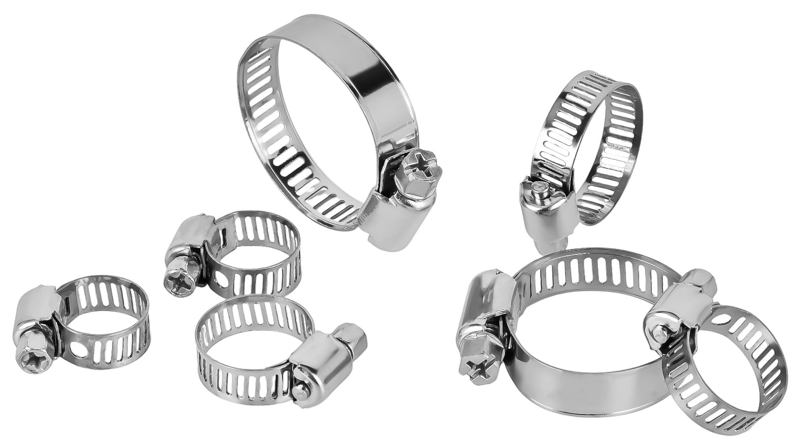 Set Obujmica Vijčanih 34 komada 8-38 mm KD10866, Stezaljke sa Pužnim Pogonom - Slika 4