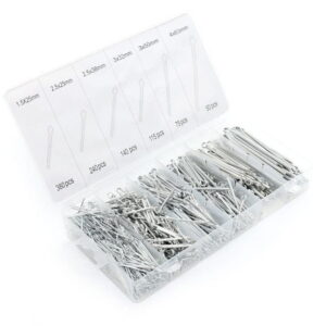 Set osigurača za osovine, Set rascjepki, Set Šplenti 1000 kom KD10509, 1,5/2/2,5/3/4 mm