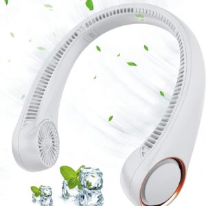 Ventilator za vrat prijenosni USB okovratni Bijeli