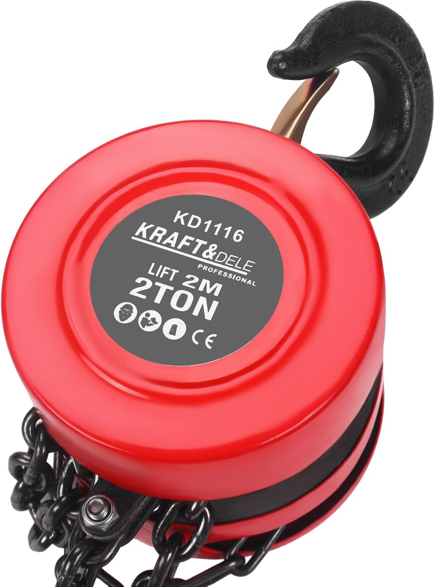 Dizalica Lančana 2 Tone 2 metra KD1116 Lančano Vitlo - Slika 4