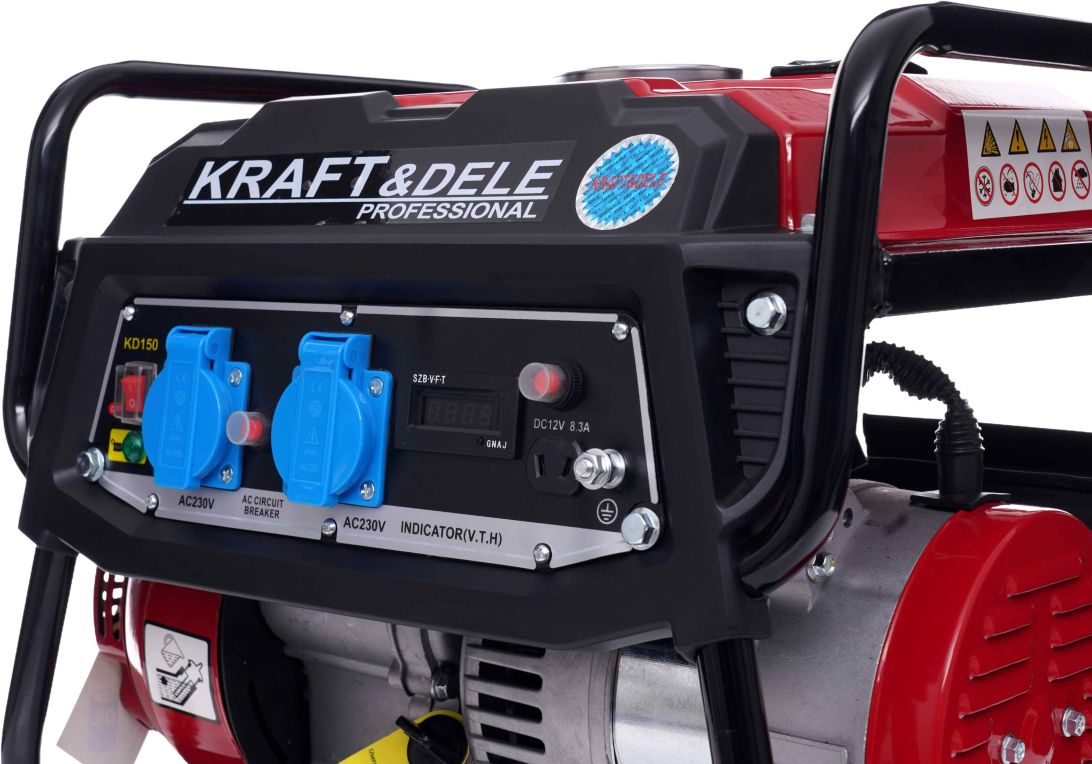 Generator struje 1500W, 12V/2x230V KD150 - Slika 4
