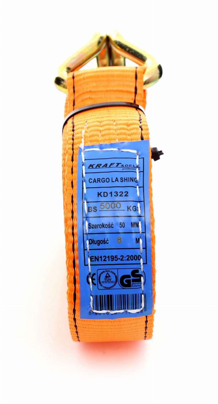 Gurtna za Vezanje tereta 8metara duljine, 50mm širina, 5 tona - KD1322 - Slika 3