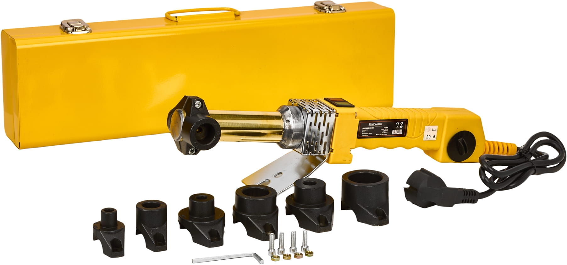 KRAFT & DELE Aparat za Varenje PPR Cijevi 2800W KD3074, PPR 16, 20, 25, 32 mm, Pegla za varenje