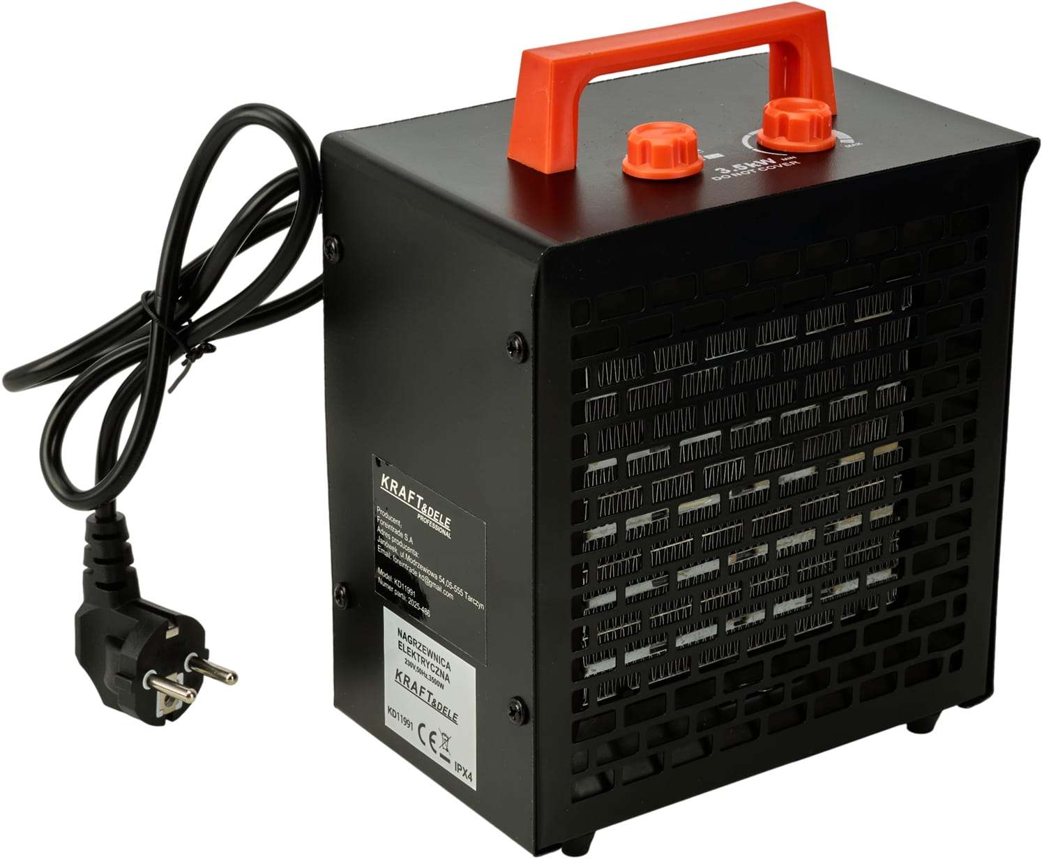 KRAFT & DELE Električna Grijalica 3500W KD11991 - Slika 2