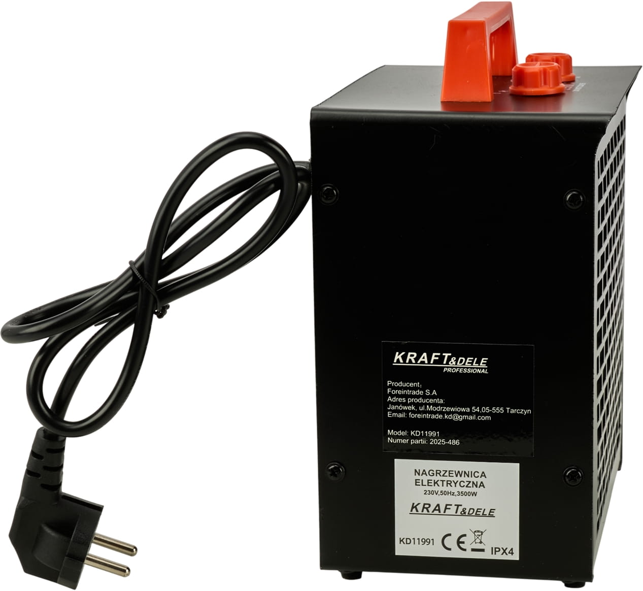 KRAFT & DELE Električna Grijalica 3500W KD11991 - Slika 4