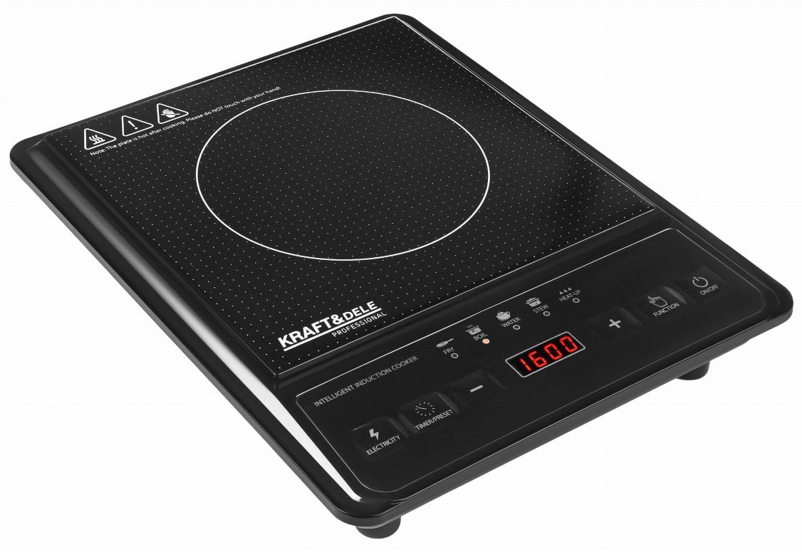 KRAFT & DELE Kuhalo električno Indukcijsko od 2000 W 1 kolo, KD4168