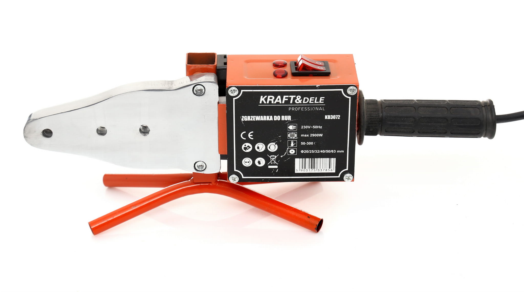 KRAFT & DELE Aparat za Varenje PPR Cijevi 2900W KD3072 20/25/32/40/50/63 mm, Pegla za varenje - Slika 3