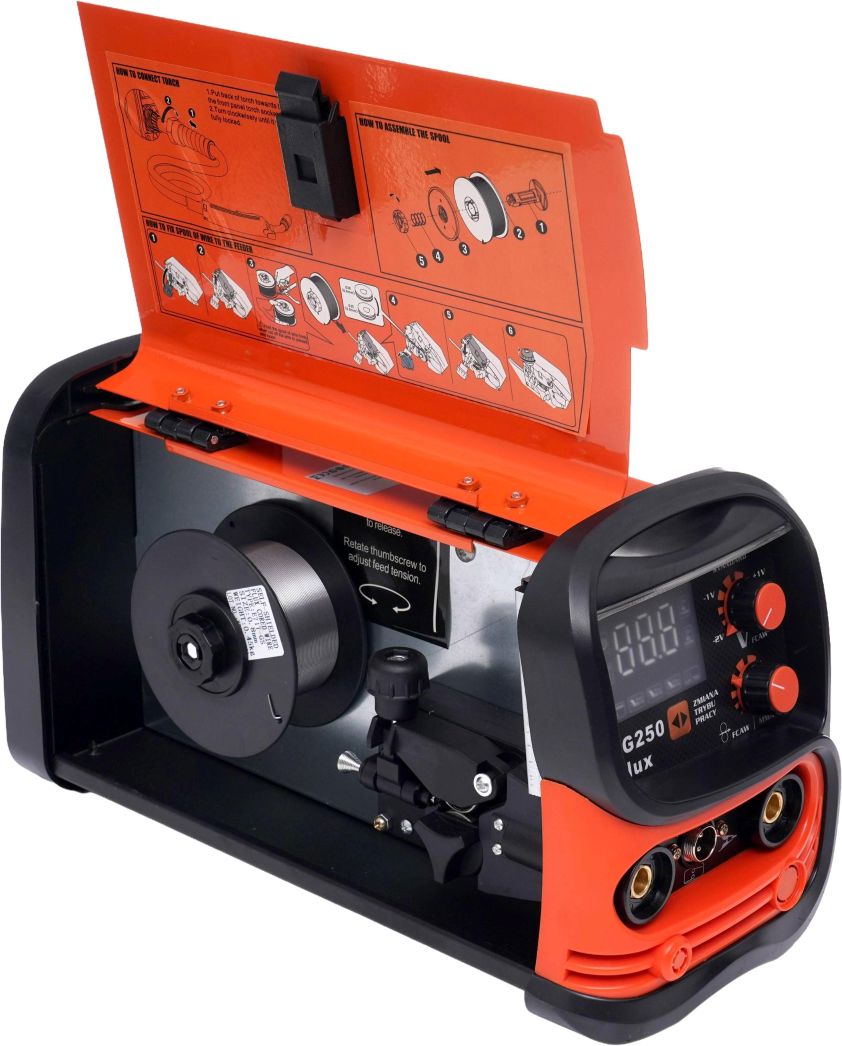 KRAFT & DELE Aparat za varenje, Inverter 250A - MIG / MMA / LIFT TIG 3u1 KD1875 - Slika 2