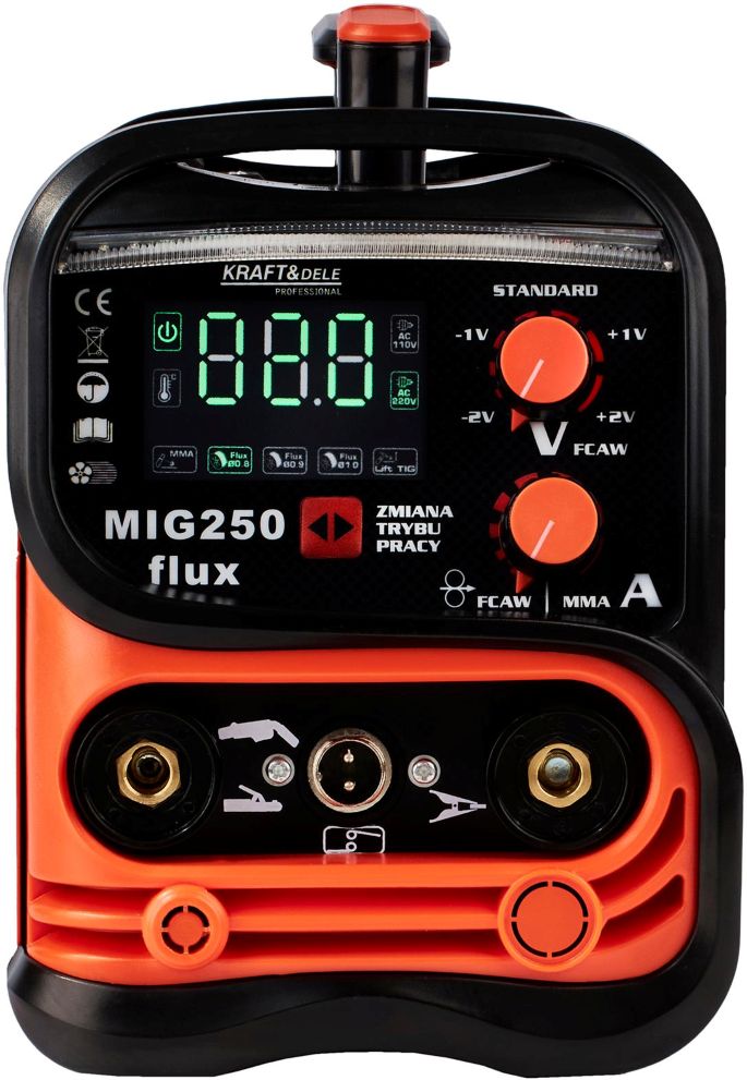 KRAFT & DELE Aparat za varenje, Inverter 250A - MIG / MMA / LIFT TIG 3u1 KD1875 - Slika 5