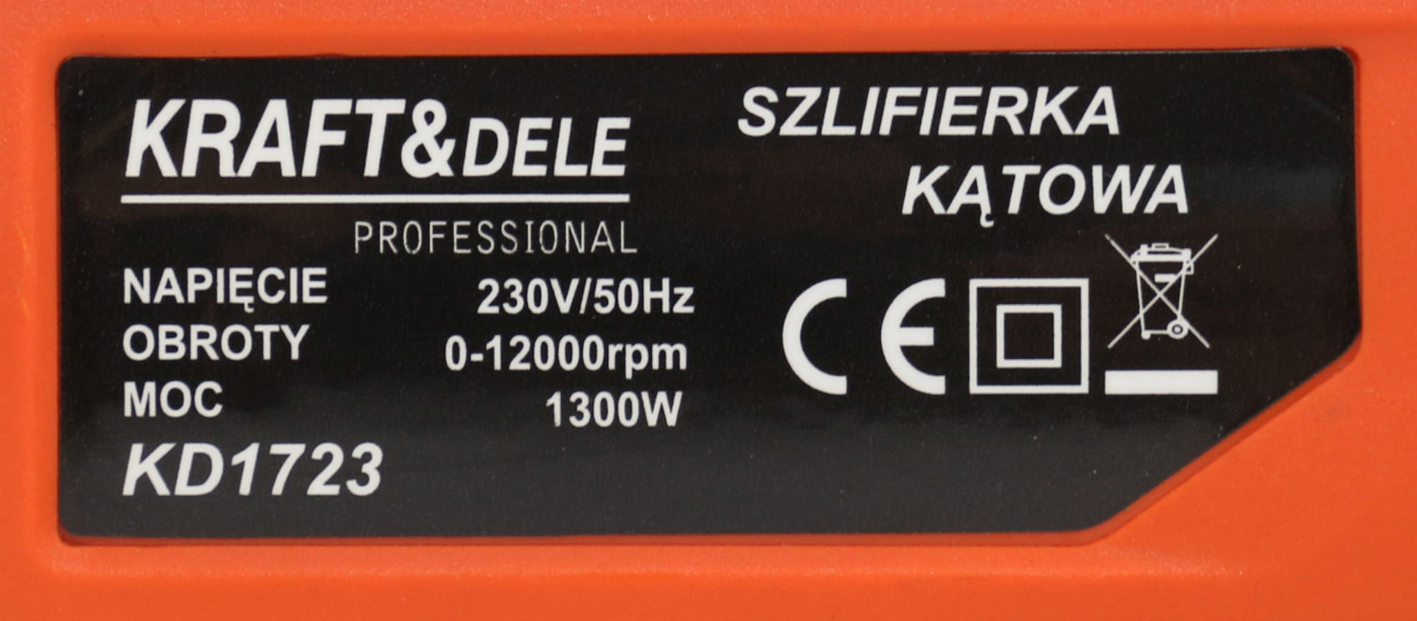 KRAFT & DELE Brusilica Kutna, Ø125mm, 1300 WKD1723 - Slika 6