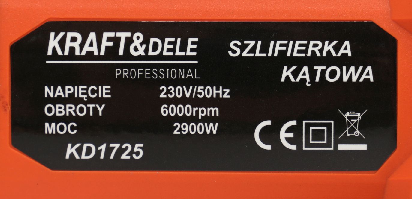 KRAFT & DELE Brusilica Kutna 230 mm 2900 W KD1725 - Slika 6