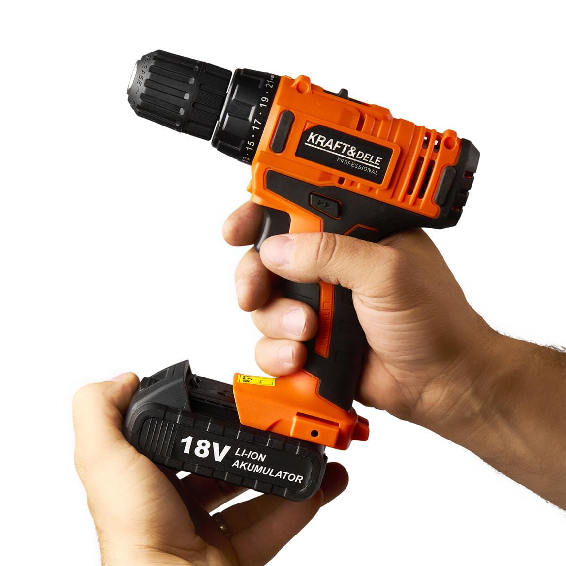 KRAFT & DELE Bušilica/odvijač Aku 18V KD1572 Li-Ion - Slika 3