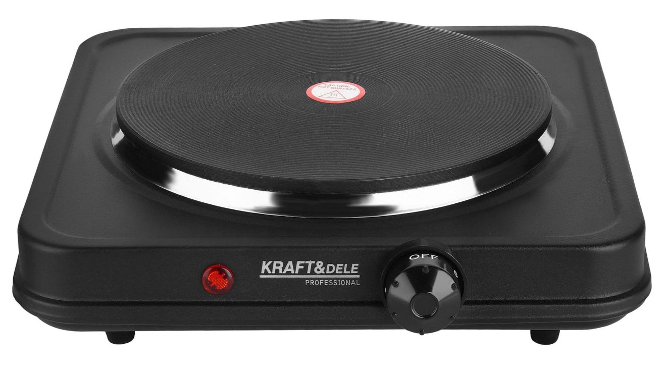 KRAFT & DELE Kuhalo Električno, Rešo 1 ploča, 2000W 185mm KD4165 - Slika 5