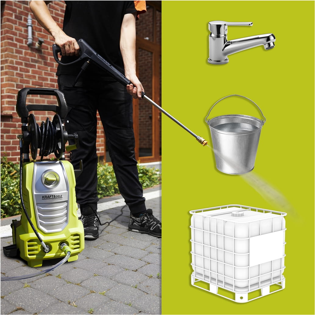KRAFT & DELE Perač Visokotlačni 250 bara 2500 W KD423 - Slika 8