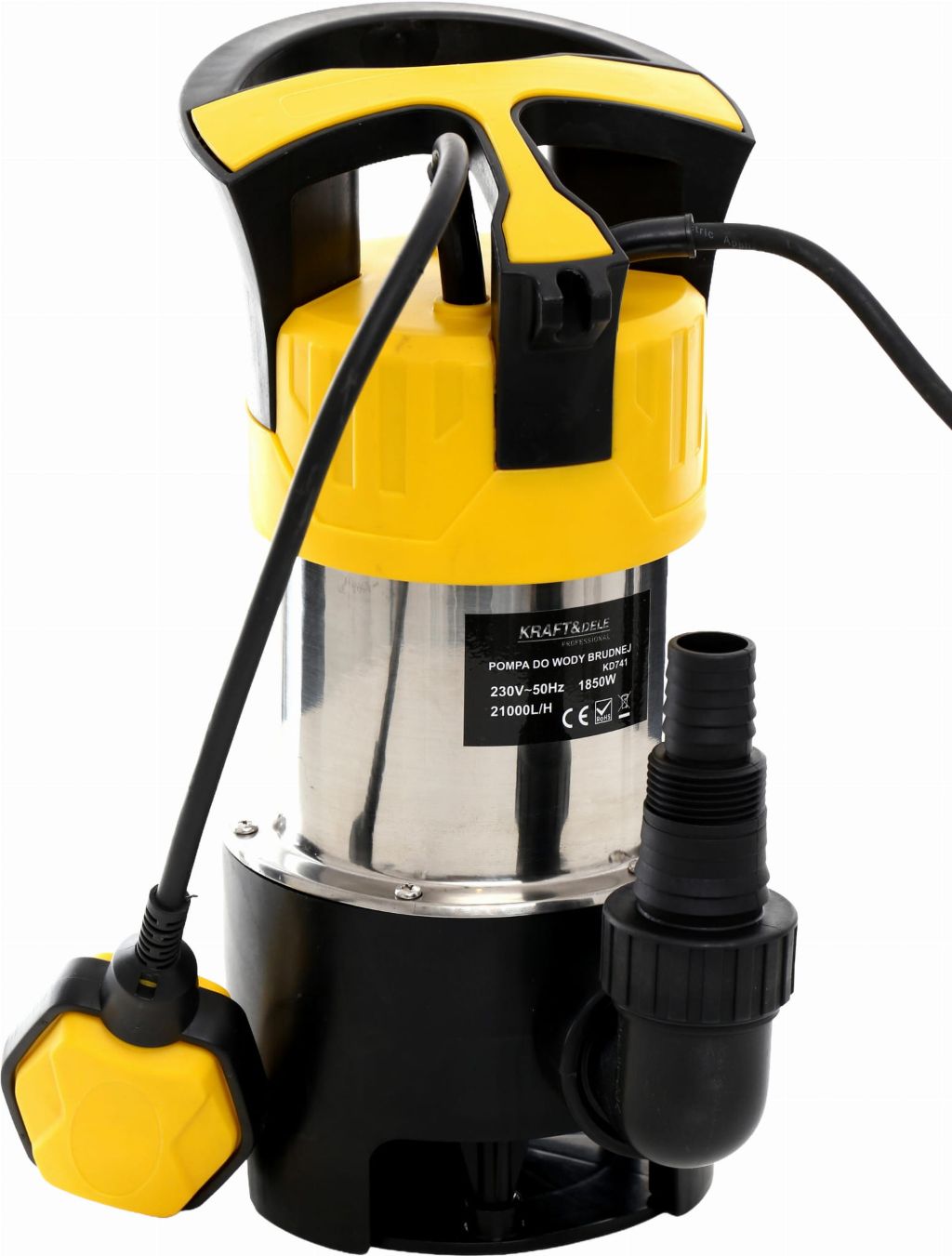 KRAFT & DELE Pumpa za prljavu vodu 1850W s Plovkom KD741 Ø1"(25mm)