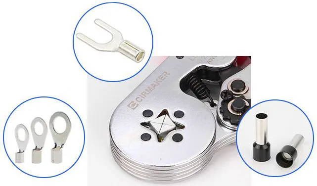 Kliješta za krimpanje stopica i tuljaka 0,25 - 10 mm² KD10256 - Slika 2
