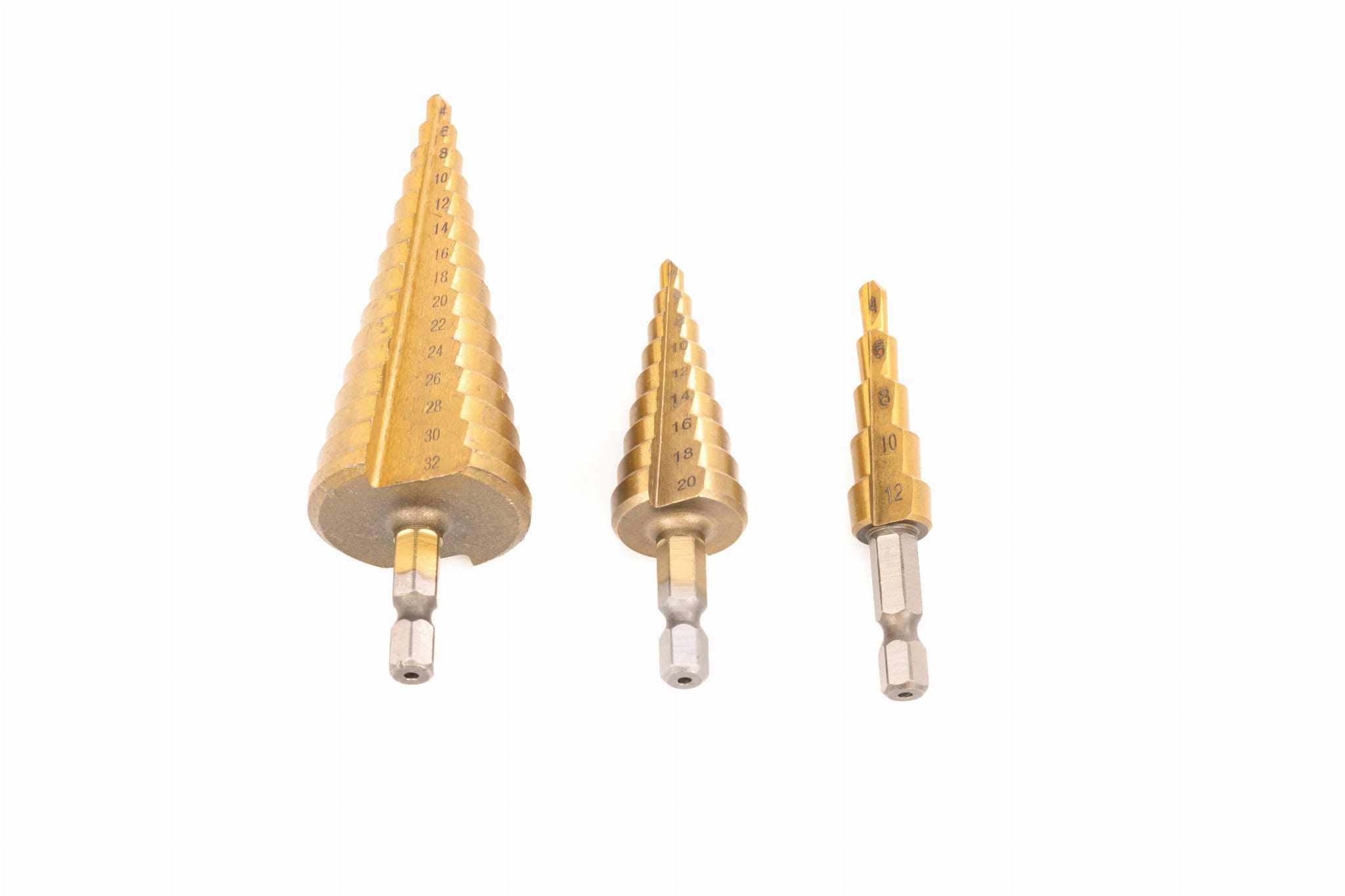 Set Svrdla Konusnih za Odvijač 3 komada 4 - 32 mm KD11247 Stepenasto svrdlo - Slika 2