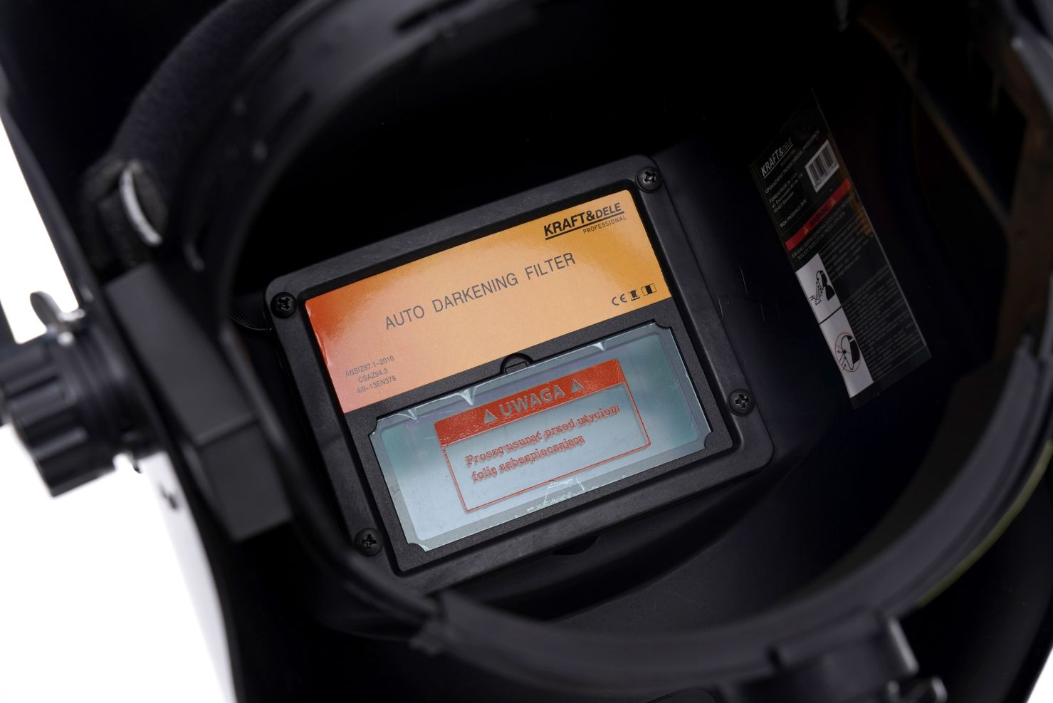 Maska za varenje s Automatskim Zatamnjenjem KD849 - Slika 5