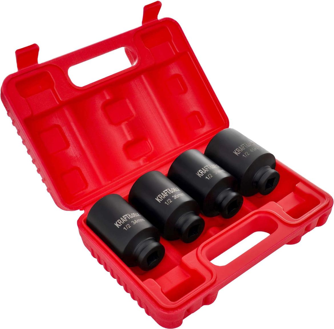 Set Udarnih Gedora 1/2" Šesterokutne, 4 komada, 34, 36, 38, 41mm KD11753