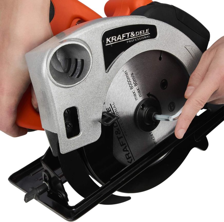 Cirkular, Ručna Kružna Pila, 2850 W + Laser KD1719 - Slika 3