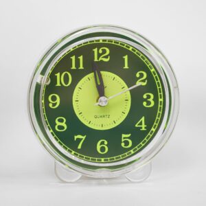 Sat Budilica Stolna Okrugla, Prozirna Svijetli u Mraku 9,5 cm