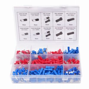 Set Automobilskih Stopica plosnati i Okrugli Konektora 450 kom KD10492