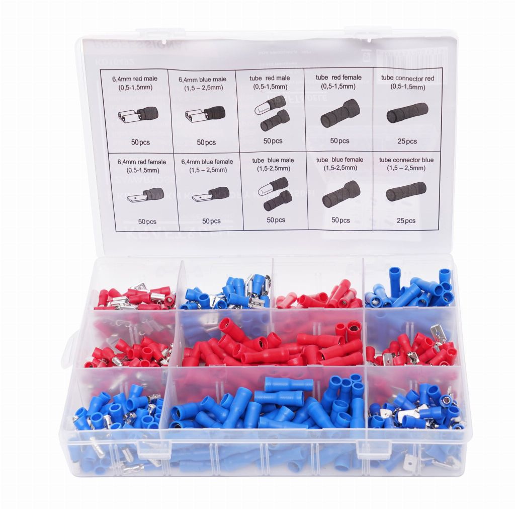 Set Automobilskih Stopica plosnati i Okrugli Konektora 450 kom KD10492