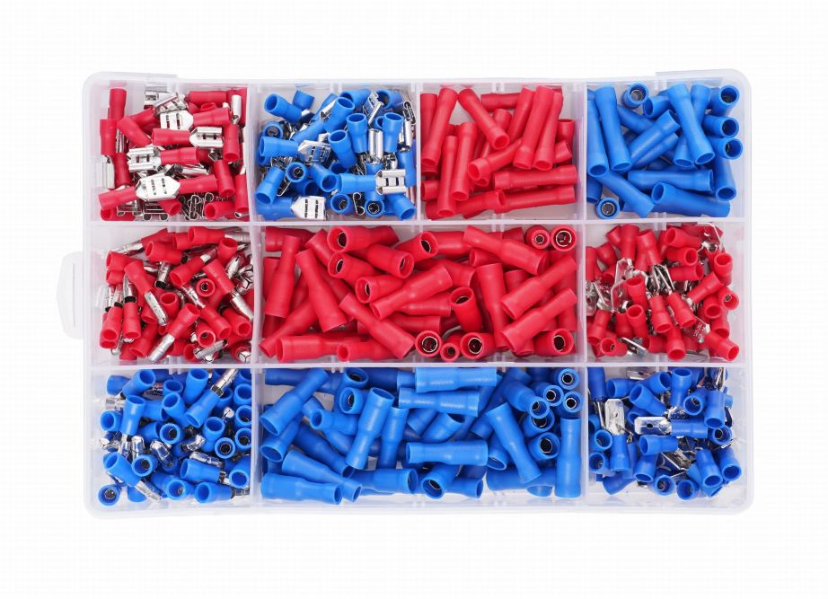 Set Automobilskih Stopica plosnati i Okrugli Konektora 450 kom KD10492 - Slika 2