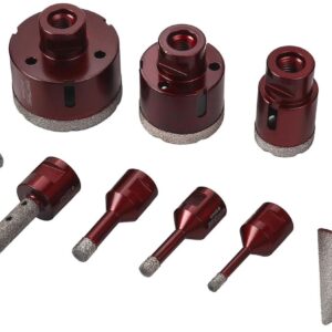 Set Svrdla i Kruna Dijamantnih za bušenje keramike, kamena + Konusni rezač KD12642 6-65mm