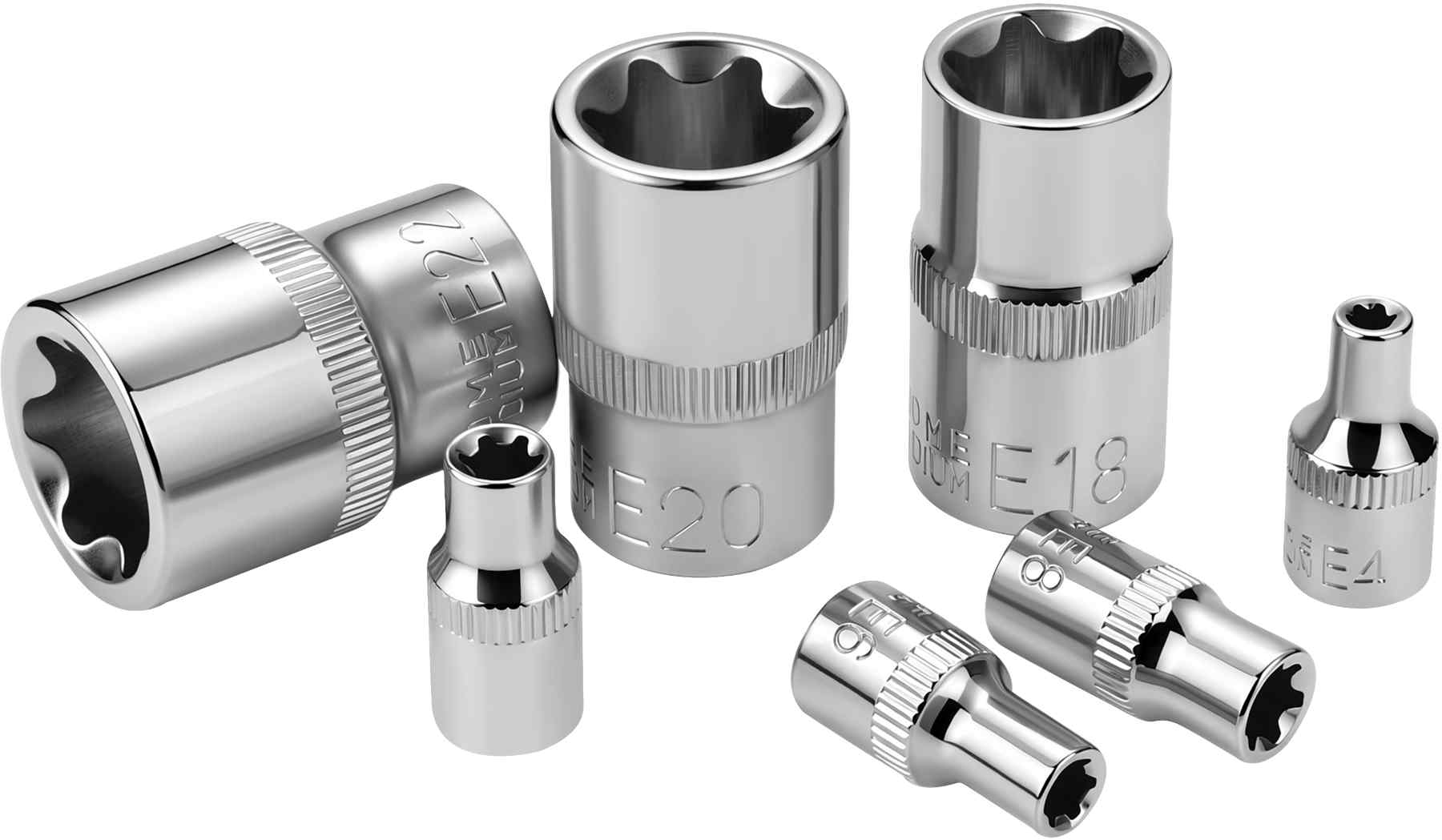 Set gedora TORX 14 komada 1/4" 3/8" i 1/2" KD10335 (4-24mm) - Slika 2