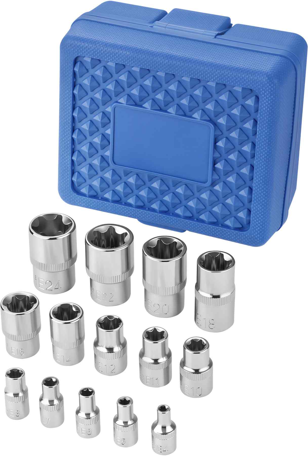 Set gedora TORX 14 komada 1/4" 3/8" i 1/2" KD10335 (4-24mm) - Slika 4