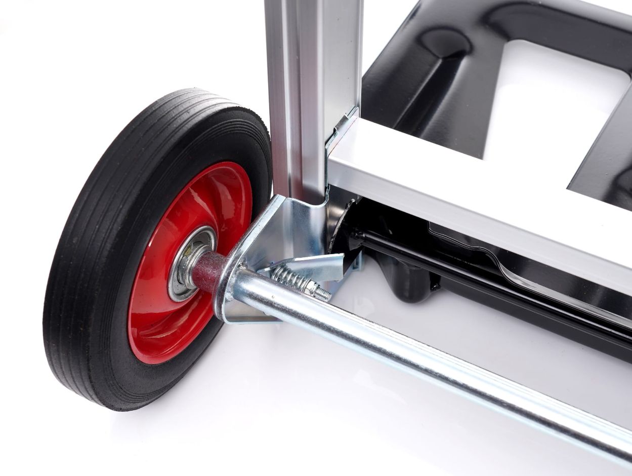 Kolica Transportna Sklopiva, za skladišta, dostave Rudle, 2 kotača 90 kg KD3017 - Slika 5