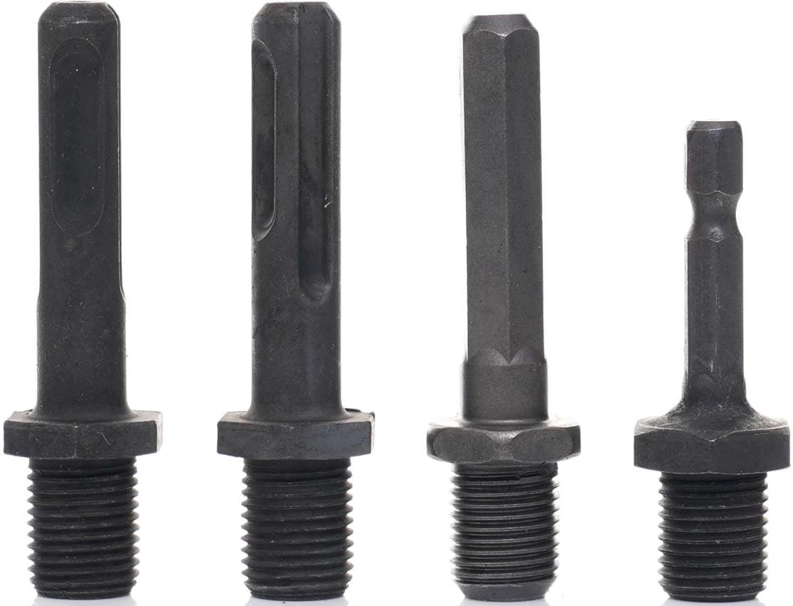 Set Svrdlo za Cijepanje Drva 32 mm, 42 mm + 4x M14 adapter KD11248 Kofer - Slika 4